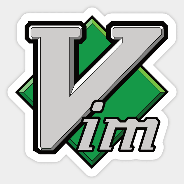 Vim Logo Sticker by nerd_crafter